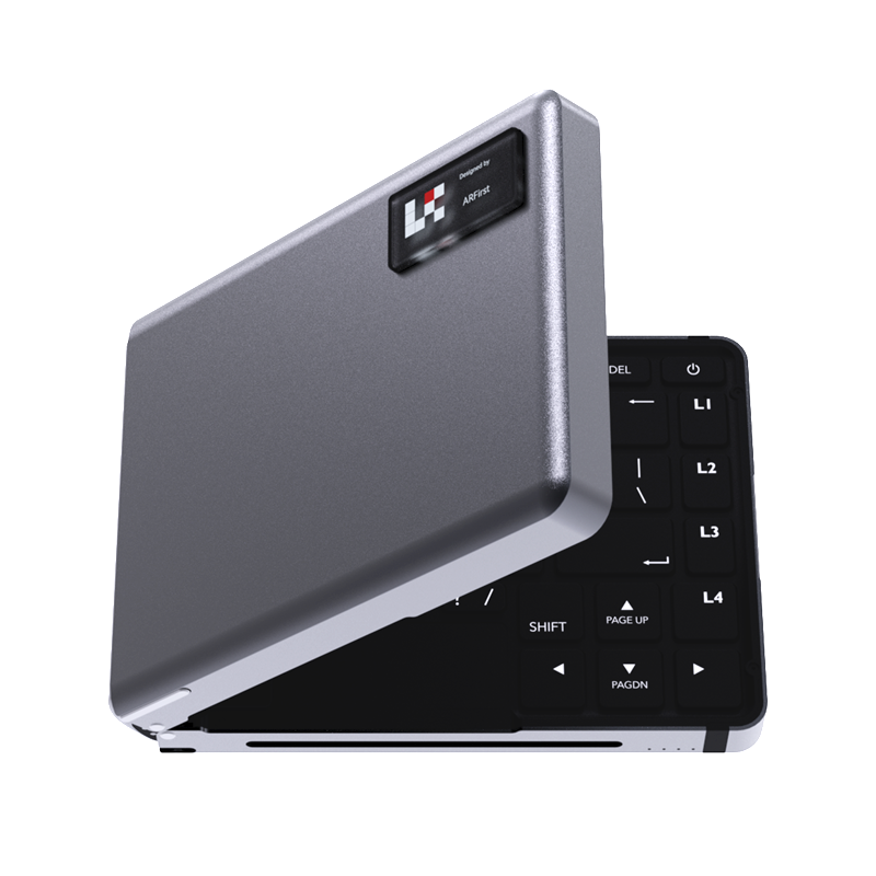 折りたたみキーボード付きモバイルオールインワンミニPC