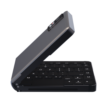 折りたたみキーボード付きモバイルオールインワンミニPC