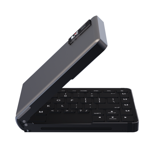 折りたたみキーボード付きモバイルオールインワンミニPC