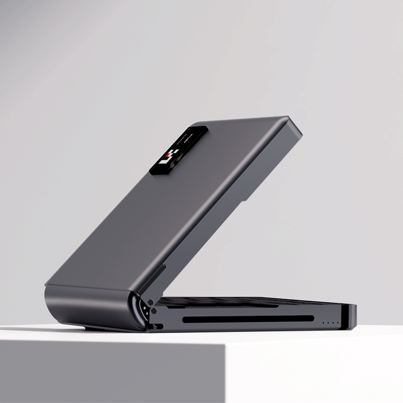 折りたたみキーボード付きモバイルオールインワンミニPC