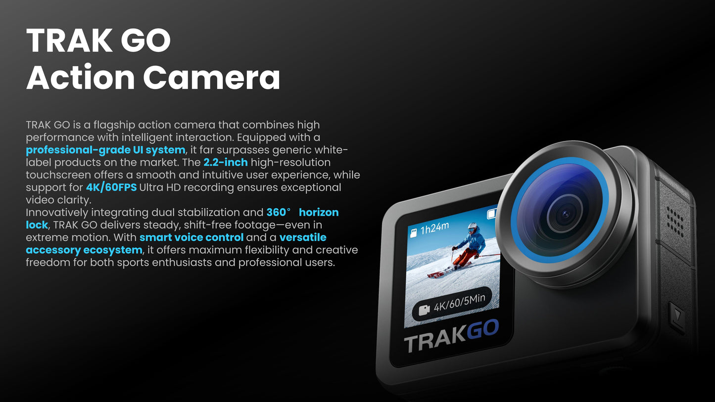 TRAK GOアクションカメラ